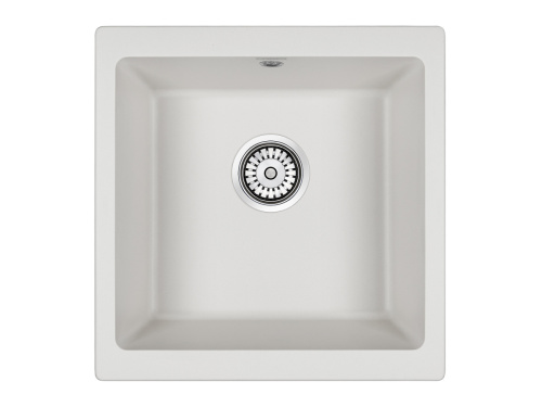 Кухонная мойка Paulmark GERA 50 PM104546-WH 45х45 цвет белый